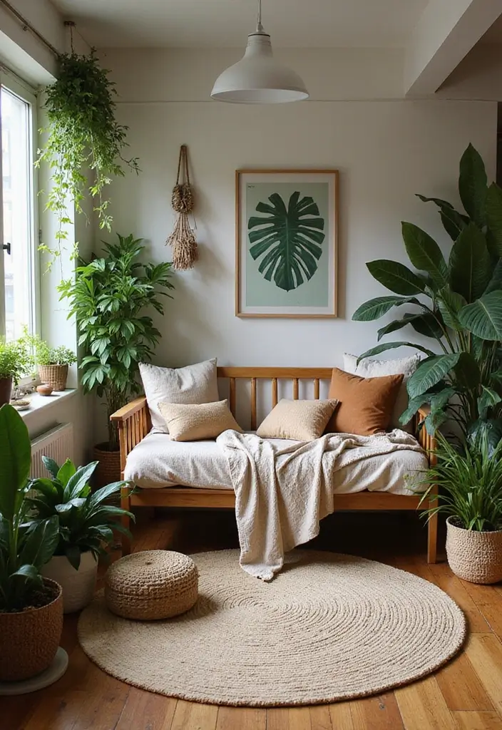 10 Home Offices with Daybeds That Double as Guest Rooms - 8. Urban Jungle