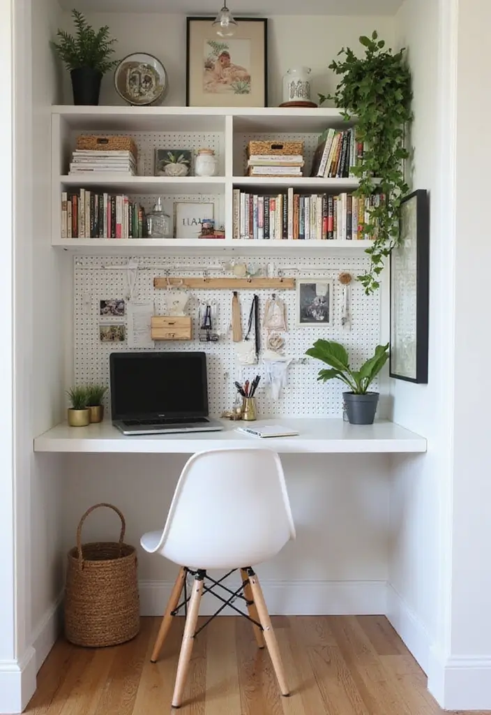 12 Clever Closet Office Ideas That Save Space - 2. Vertical Storage Solutions