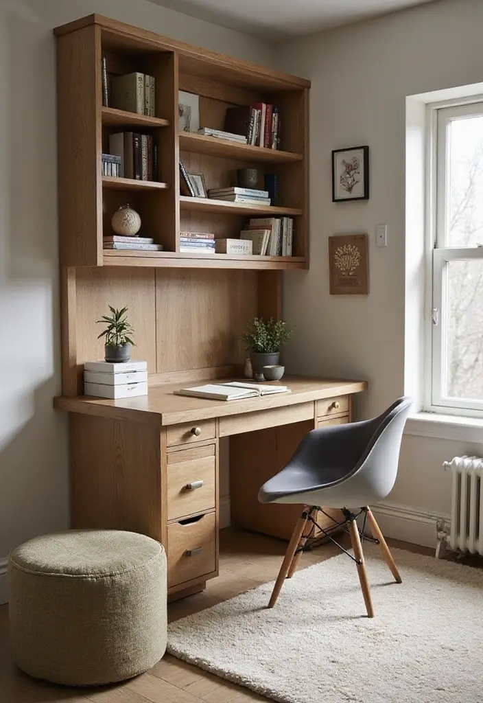 12 Clever Closet Office Ideas That Save Space - 3. Multi-Functional Furniture