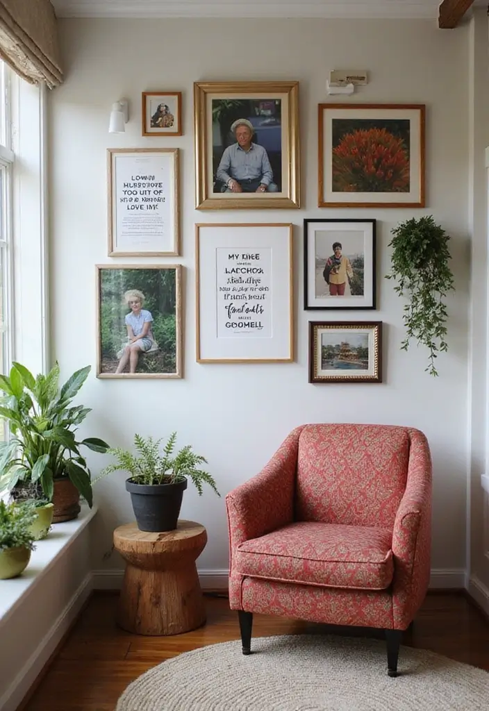 12 Office Nook Ideas for Small Spaces - 11. Inspirational Wall
