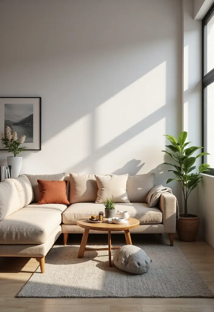 12 Small Office with Couch Ideas You’ll Love - 5. Cozy Corner: The L-Shaped Couch