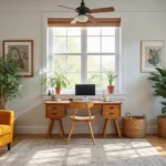 15 Mid-Century Modern Home Office Ideas That Pop