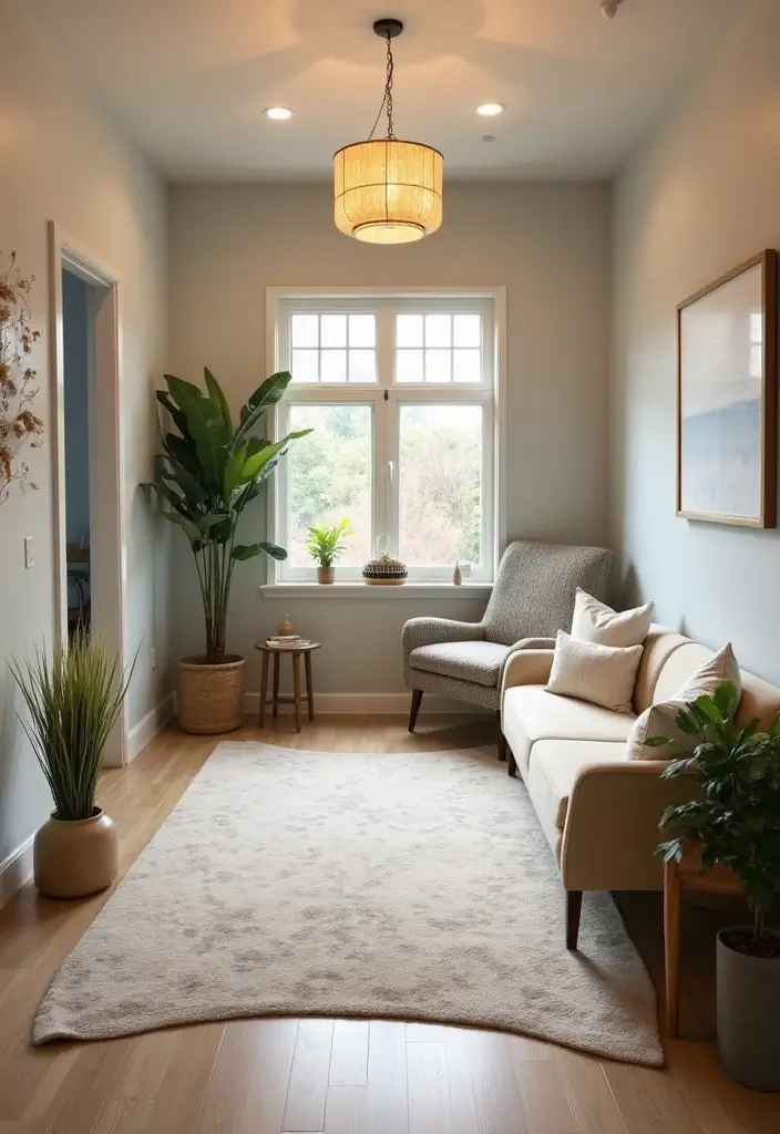 15 Therapy Office Decor Ideas That Feel Calming - 15. Comfortable Entryway