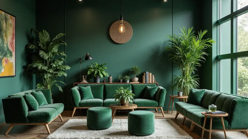 18 Dark Green Office Designs That Look Luxurious