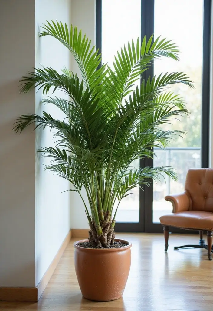 20 Best Plants for Office Spaces (Easy & Stylish) - 11. Parlor Palm (Chamaedorea elegans)
