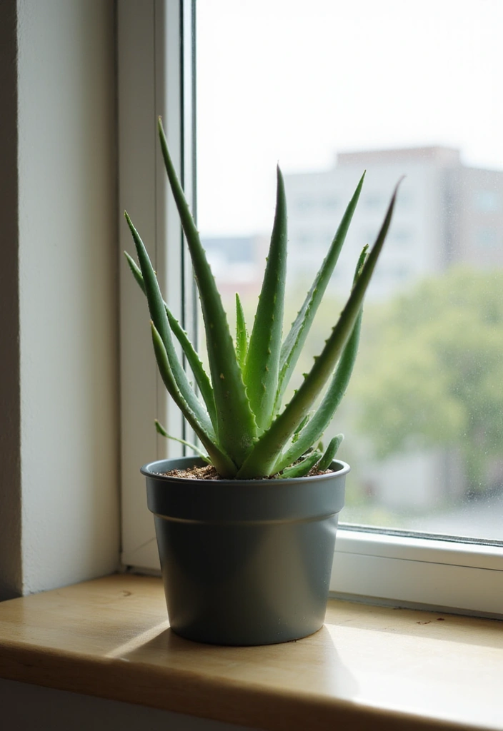 20 Best Plants for Office Spaces (Easy & Stylish) - 13. Aloe Vera (Aloe barbadensis miller)