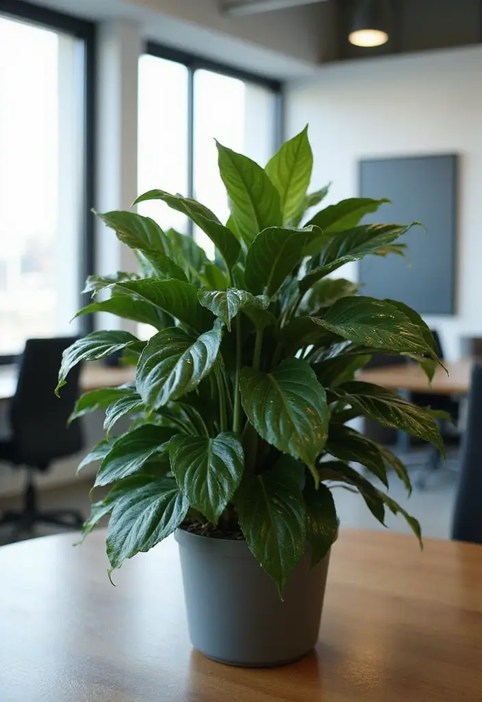 20 Best Plants for Office Spaces (Easy & Stylish) - 17. ZZ Plant (Zamioculcas zamiifolia)