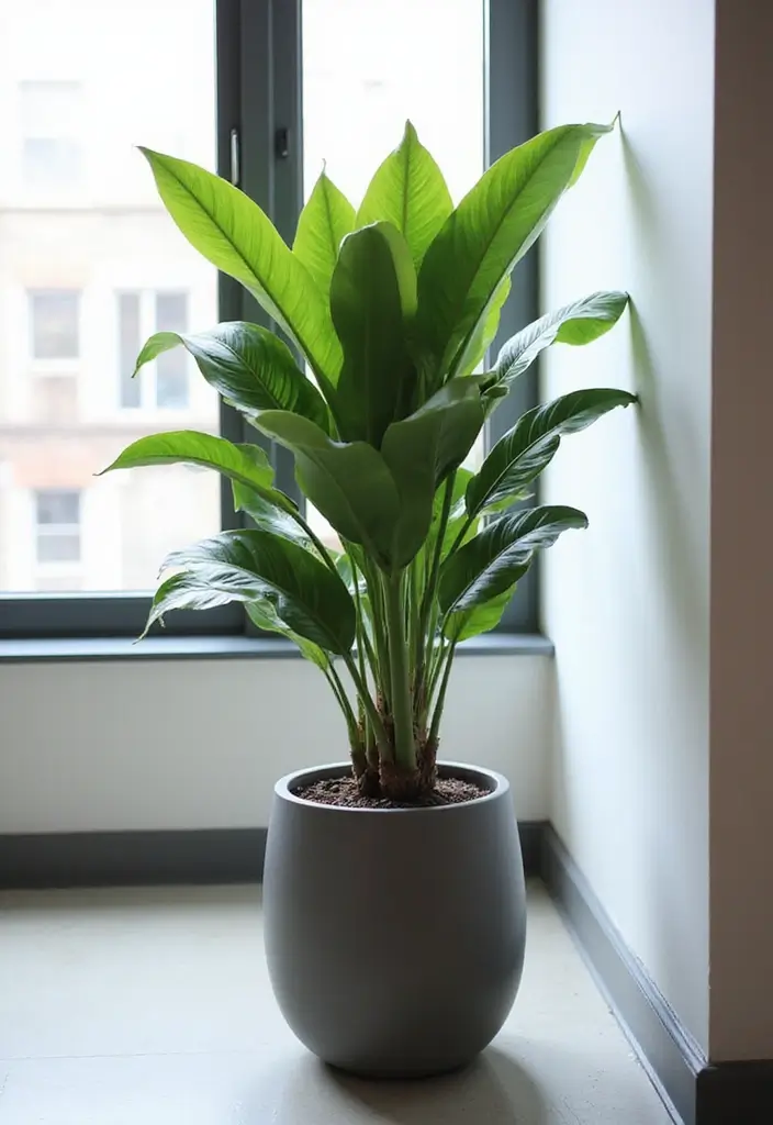 20 Best Plants for Office Spaces (Easy & Stylish) - 7. Rubber Plant (Ficus elastica)