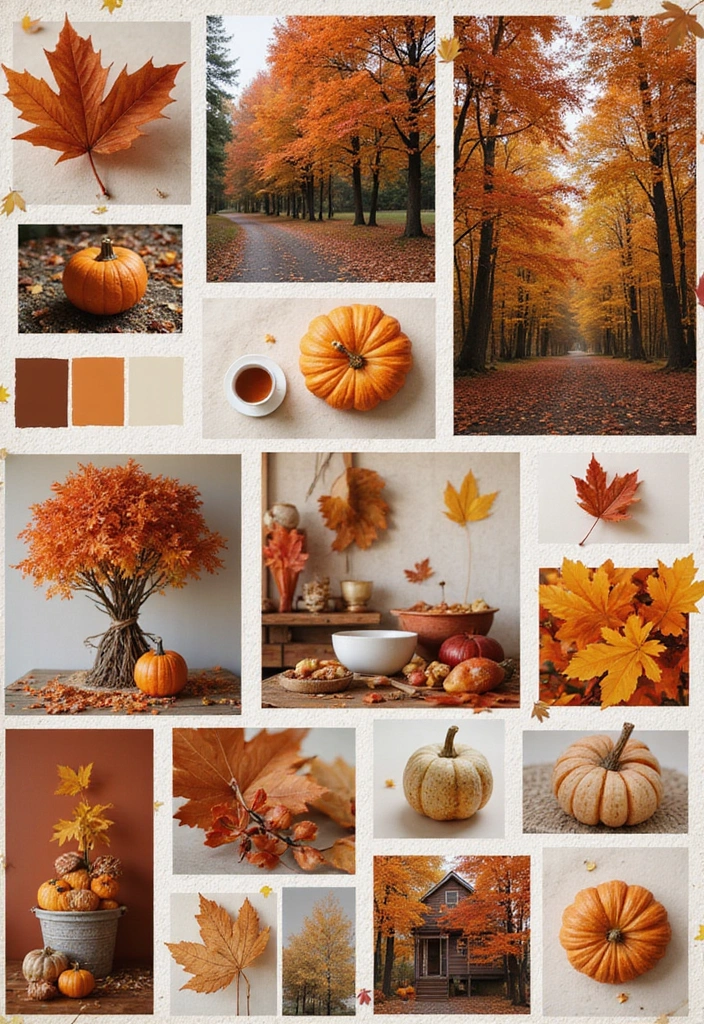 20 Fall Office Decor Ideas for a Cozy Vibe - 19. Mood Boards