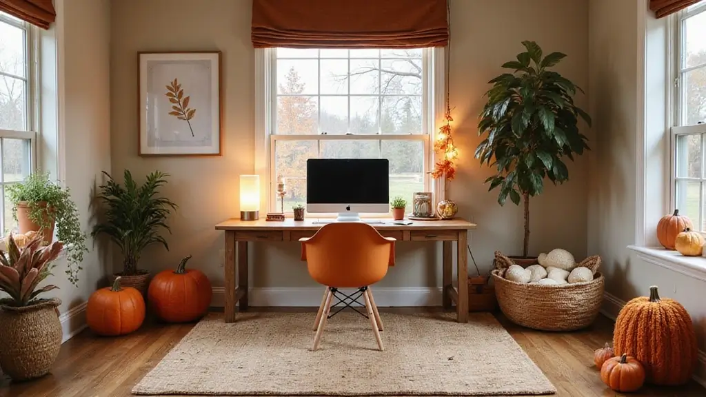 20 Fall Office Decor Ideas for a Cozy Vibe - Office Vibe Setup