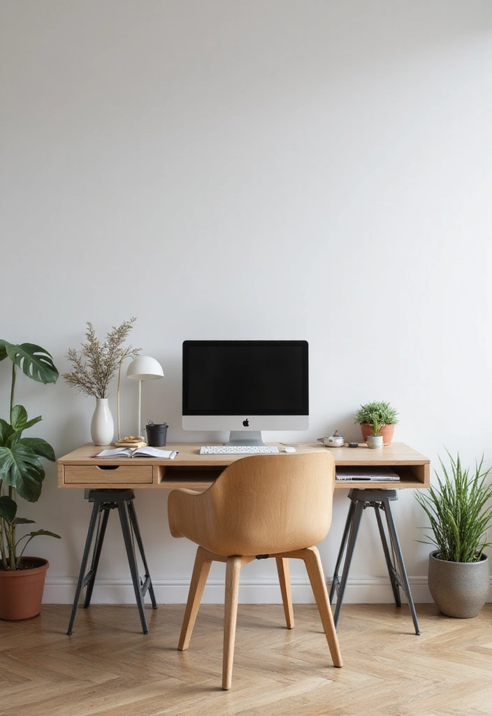 20 Home Office Decor Ideas That Look So Chic - 15. Wall-Mounted Desks