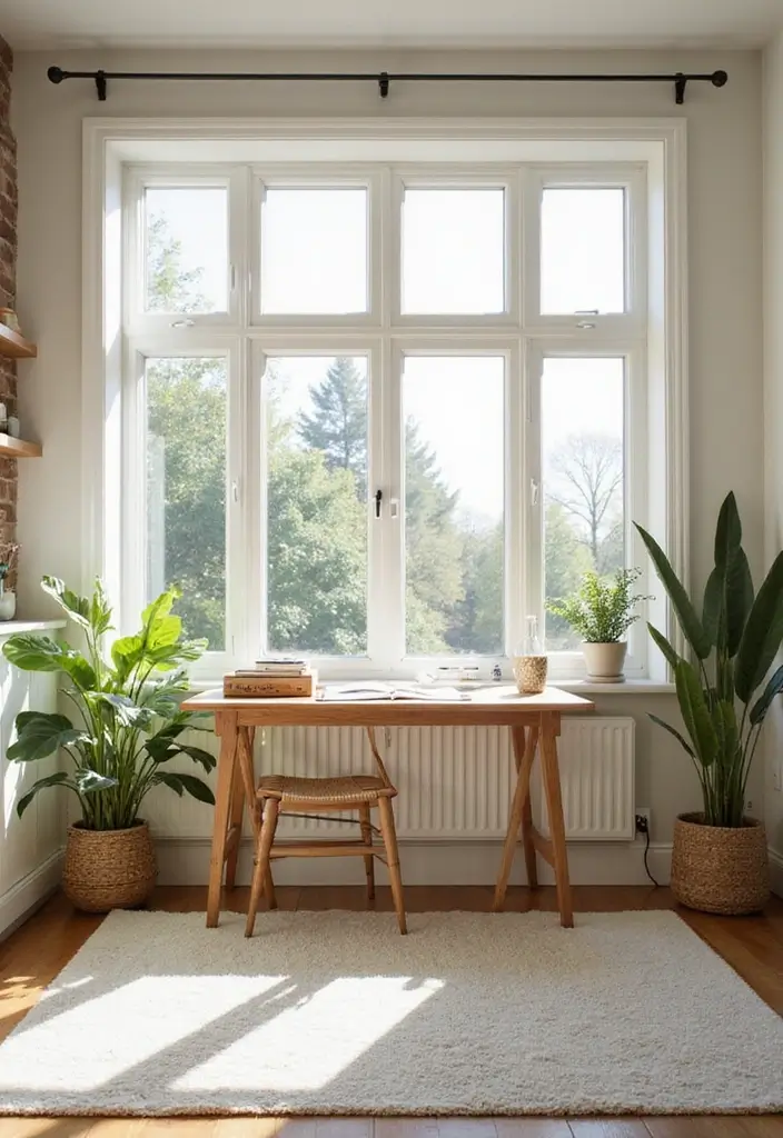 20 Home Office Decor Ideas That Look So Chic - 3. Natural Light
