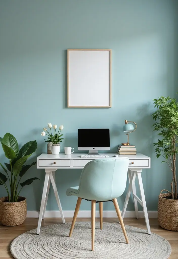20 Home Office Decor Ideas That Look So Chic - 5. Color Palette