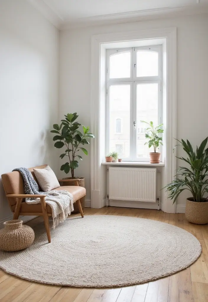 20 Minimalist Office Designs That Keep Things Simple - 12. Minimalist Rugs