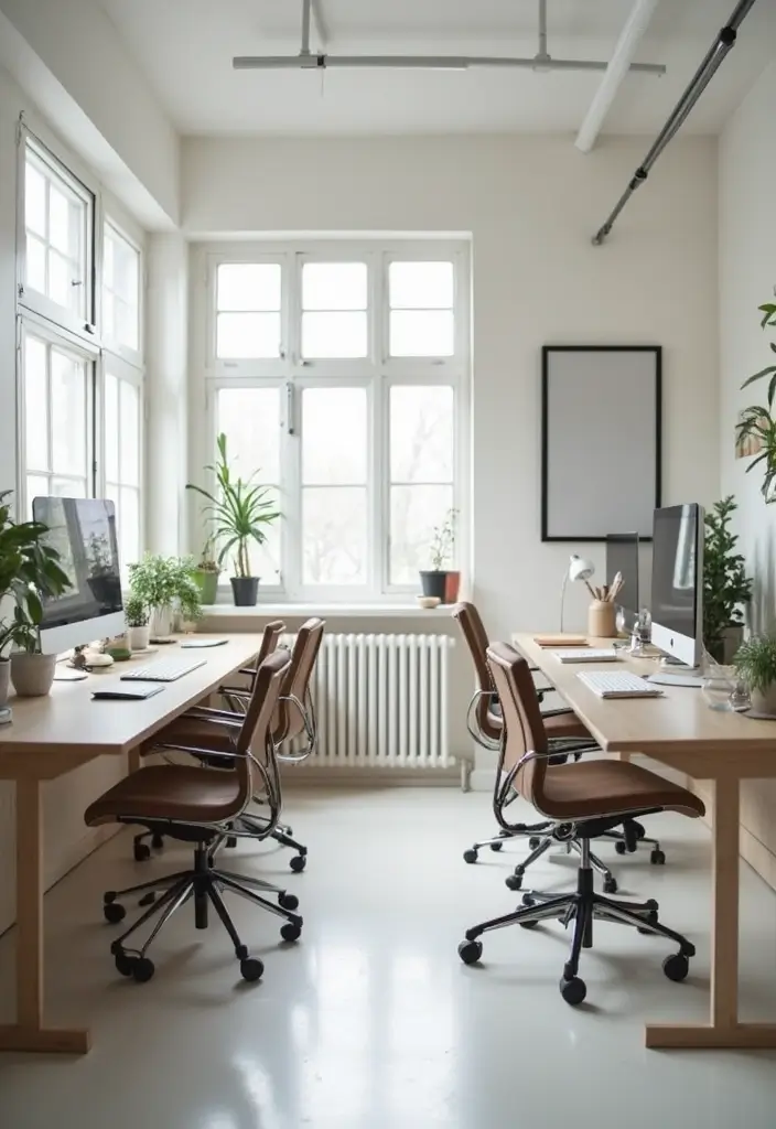 20 Minimalist Office Designs That Keep Things Simple - 17. Minimalist Workstations