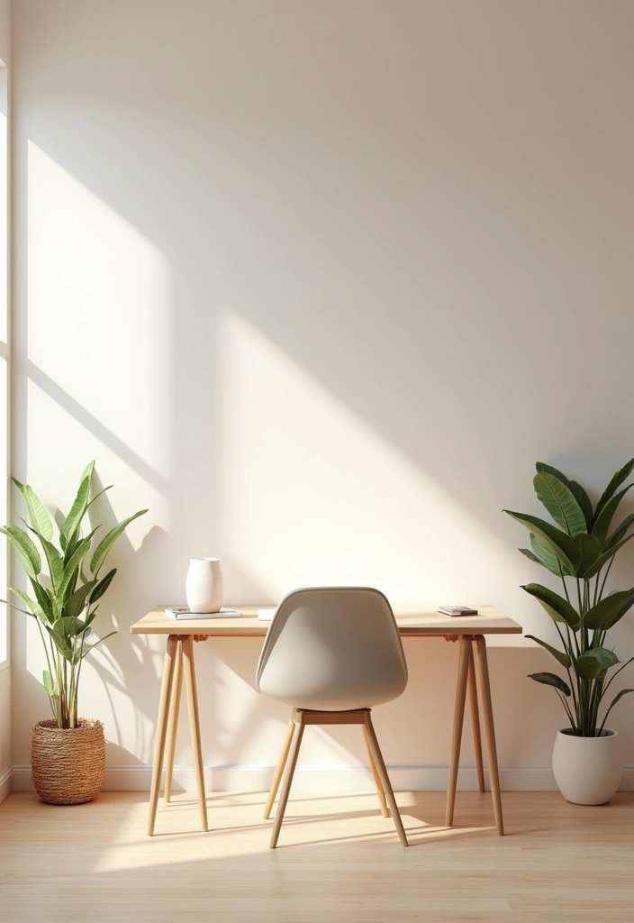 20 Minimalist Office Designs That Keep Things Simple - 18. Calm Color Schemes