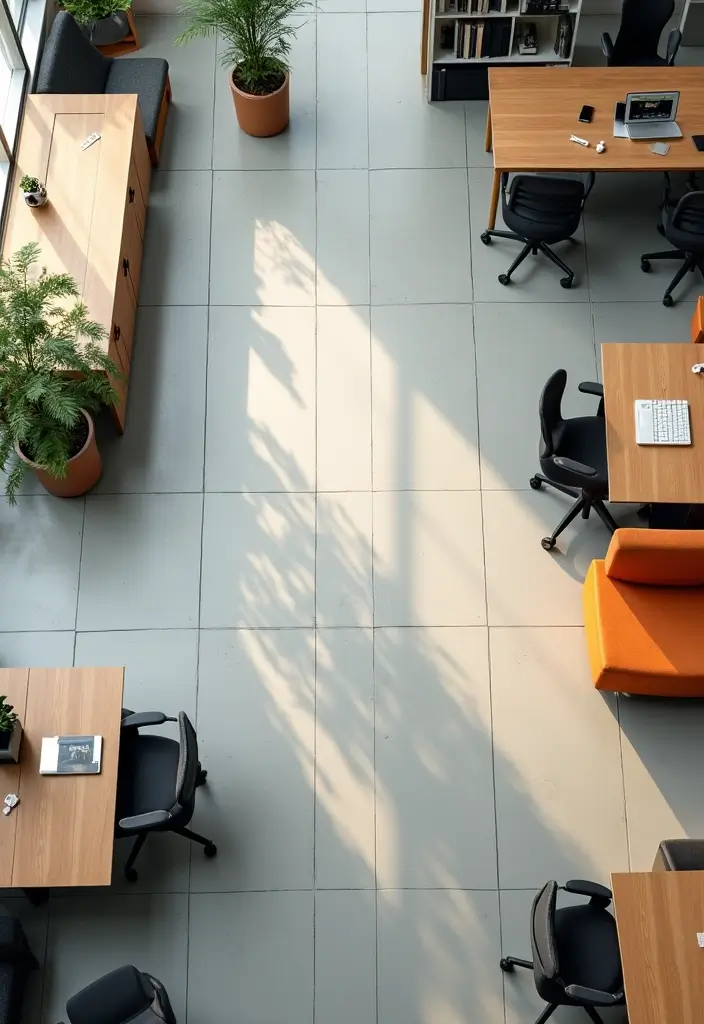20 Modern Office Decor Ideas You’ll Love - 10. Flexible Workspace Zones