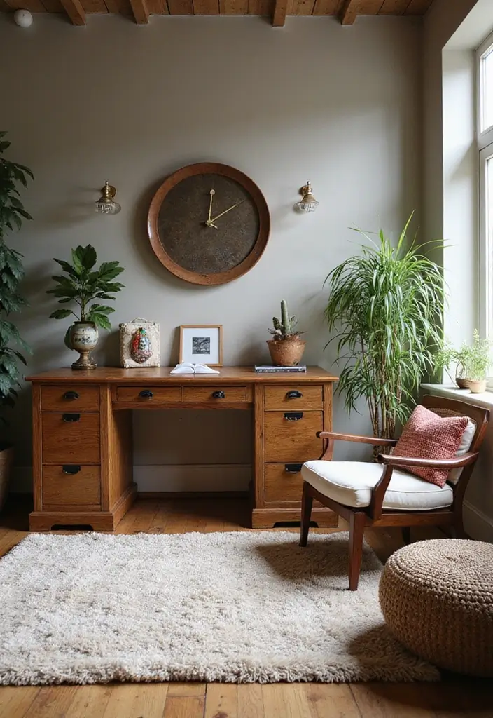 20 Modern Office Decor Ideas You’ll Love - 13. Textural Elements