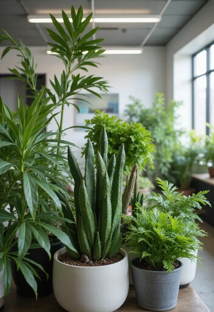 20 Modern Office Decor Ideas You’ll Love - 18. Plants as Decor