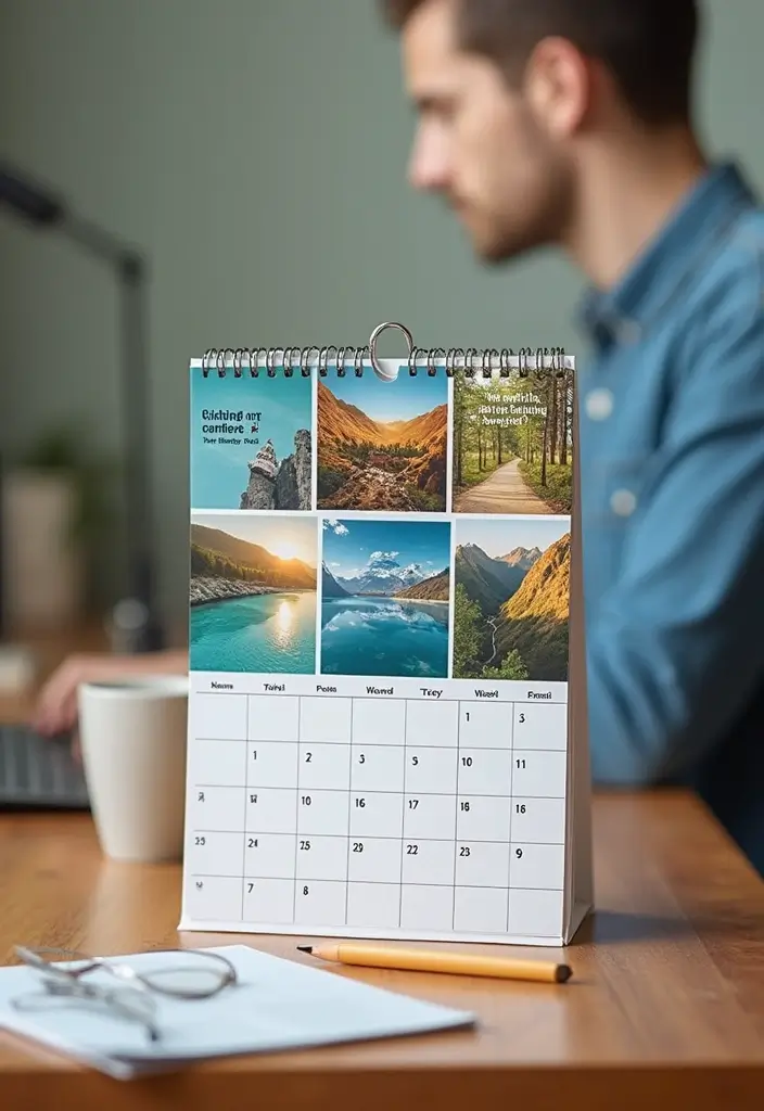 20 Modern Office Decor Ideas You’ll Love - 20. Personalized Calendars