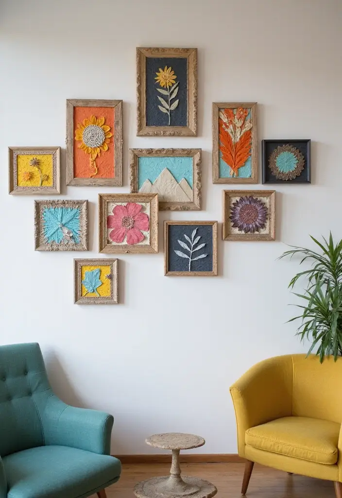 20 Modern Office Decor Ideas You’ll Love - 5. Sustainable Wall Art