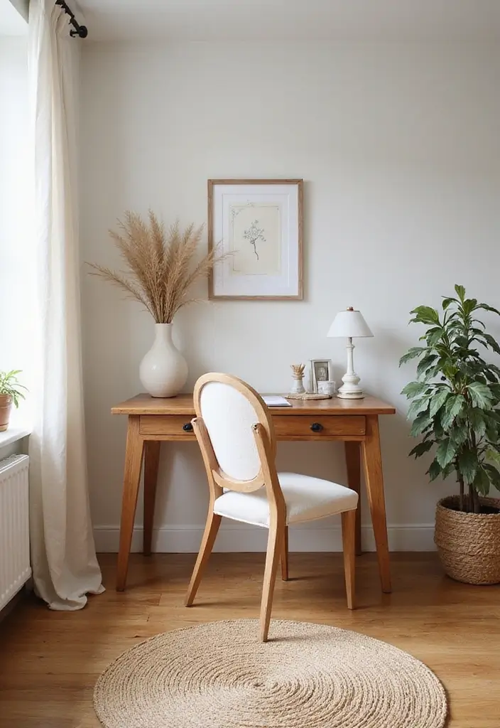 21 Genius Office at Home Ideas You’ll Want to Copy - 18. Rugged Charm with Natural Materials