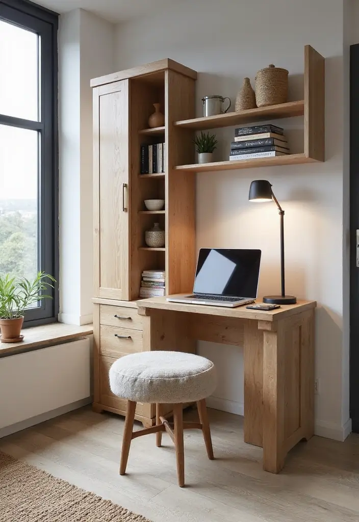 21 Genius Office at Home Ideas You’ll Want to Copy - 2. Multi-Functional Furniture