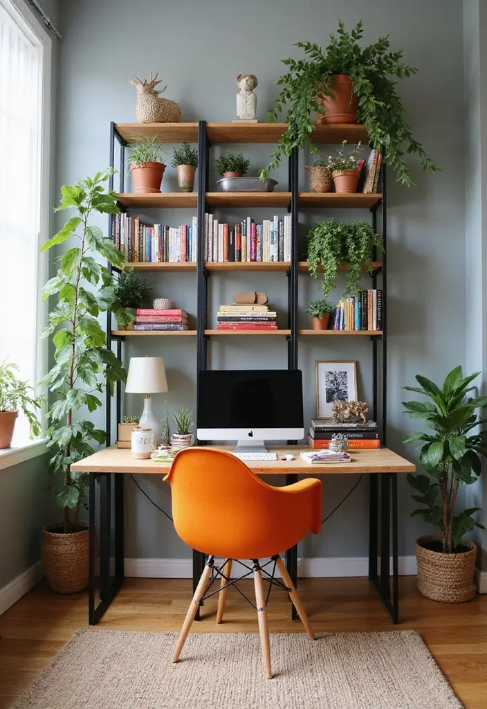 21 Genius Office at Home Ideas You’ll Want to Copy - 3. Vertical Storage Solutions