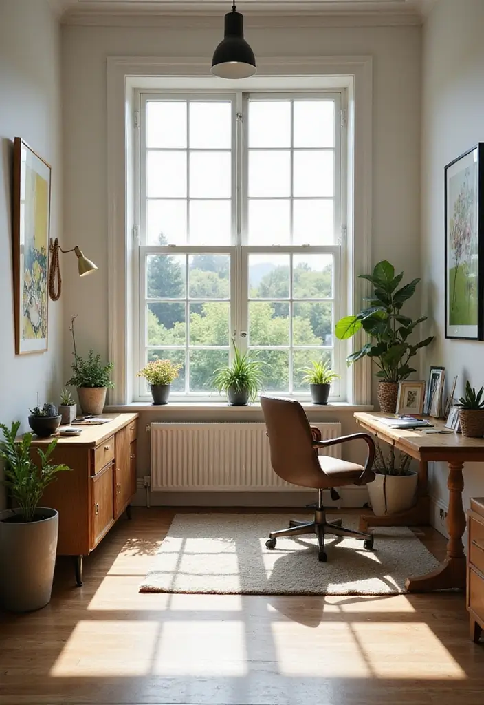 21 Home Office Layout Ideas That Maximize Space - 20. Outdoor Views