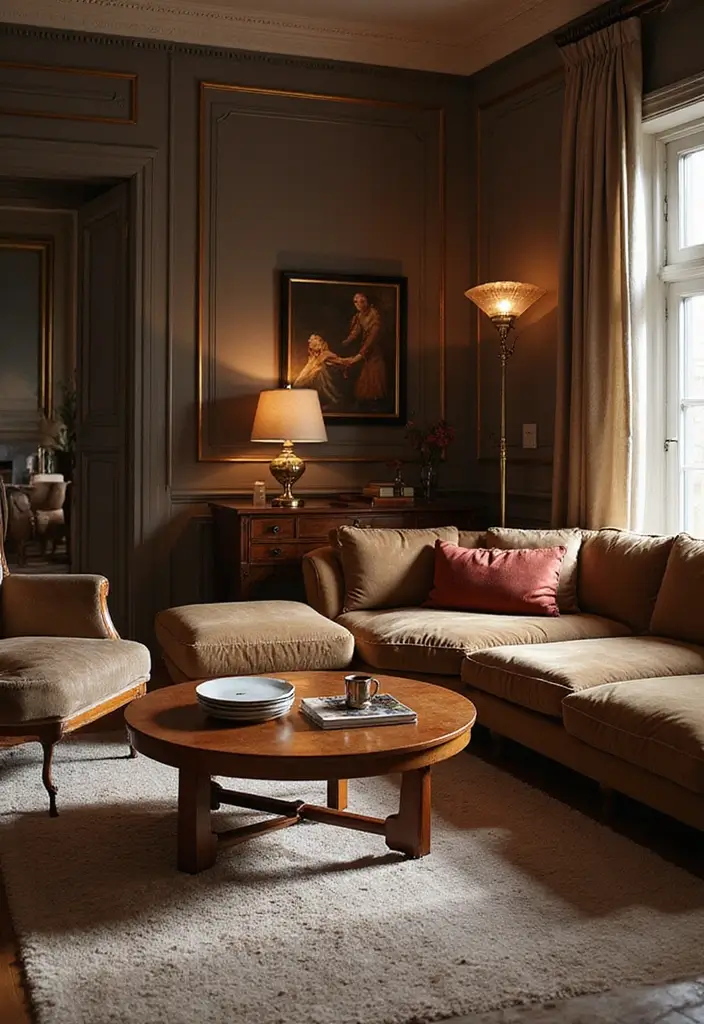 22 Living Room Office Combos That Actually Work - 16. Luxurious Lounge
