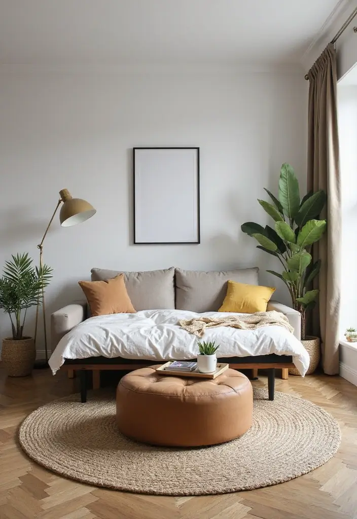 22 Living Room Office Combos That Actually Work - 4. Multifunctional Furniture