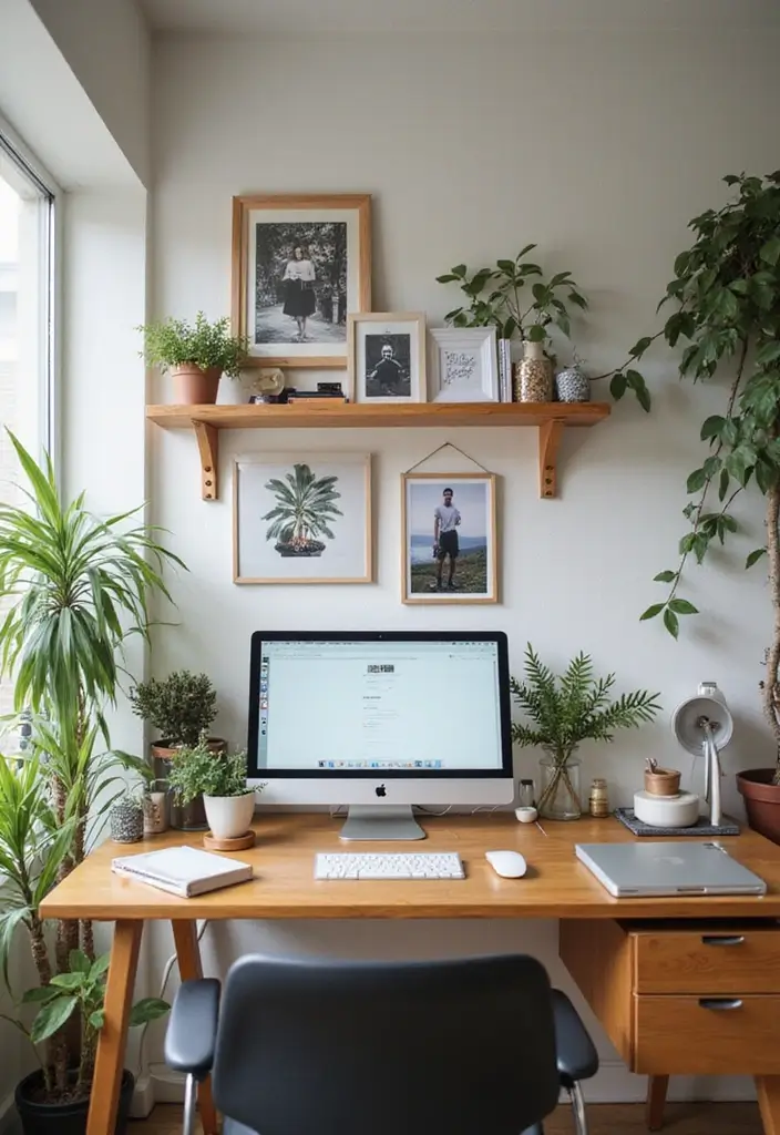 22 Office Decoration Ideas That Feel Fresh & Stylish - 18. Personalized Workstations