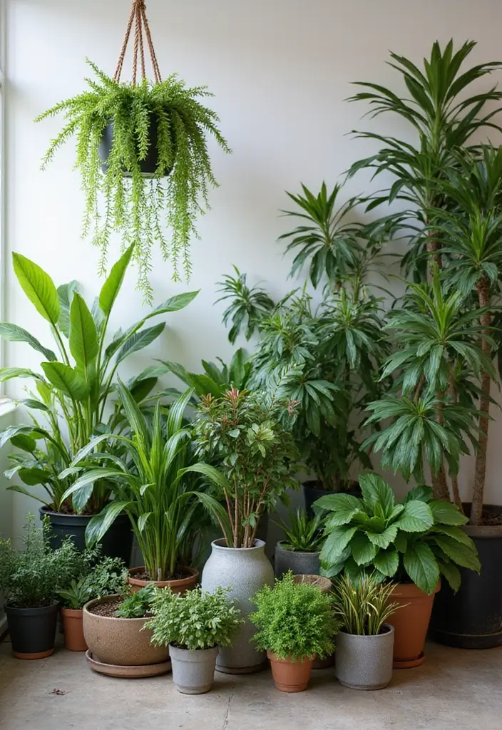 22 Office Decoration Ideas That Feel Fresh & Stylish - 2. Indoor Plants for Fresh Air