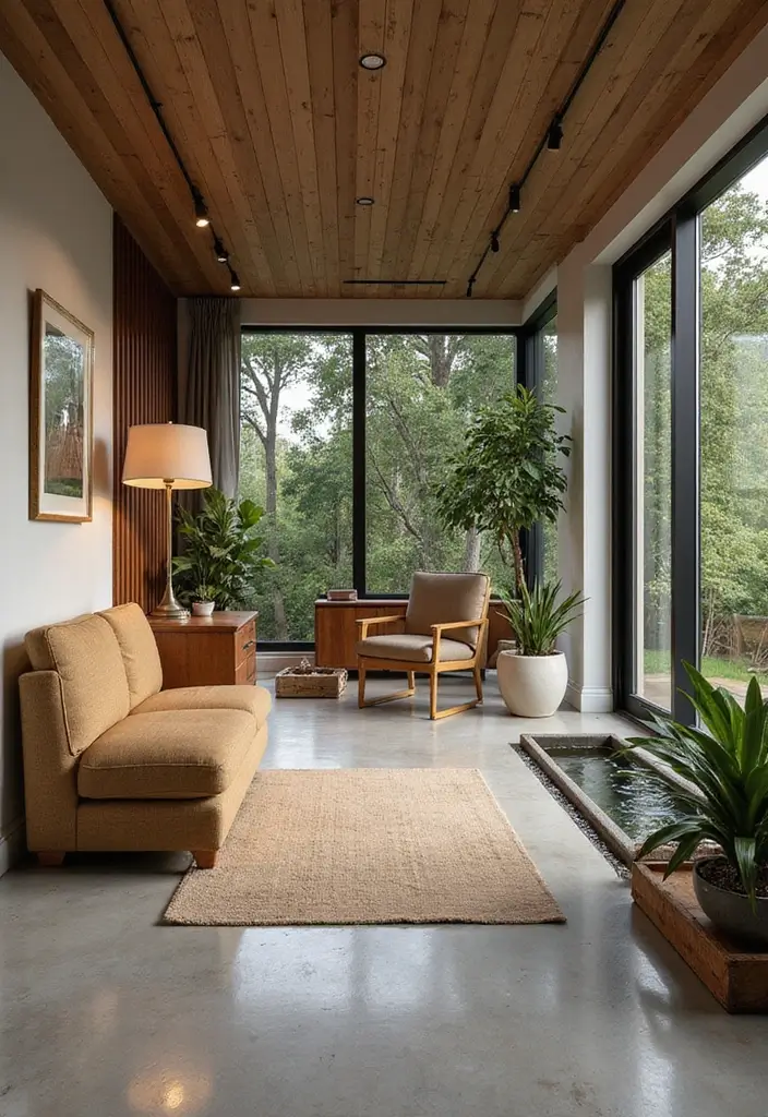 22 Office Decoration Ideas That Feel Fresh & Stylish - 20. Integrating Nature Elements