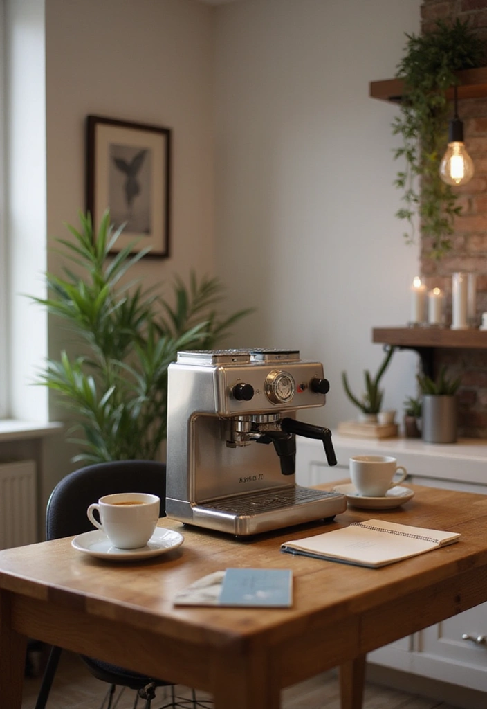 25 Cozy Home Office Ideas That Make Work Comfortable - 18. Cozy Coffee Station