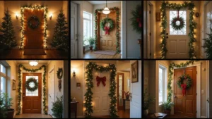 25 Creative Office Door Christmas Decoration Ideas for Remote Workspaces