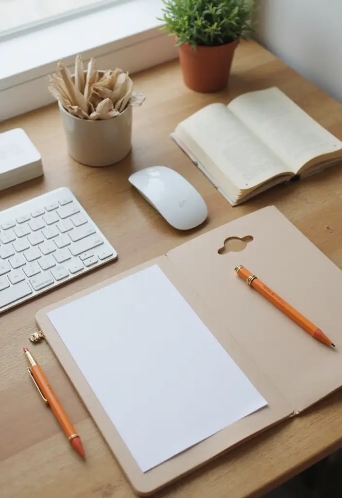 25 Desk Office Ideas That Upgrade Your Workspace - 12. Sustainable Office Supplies