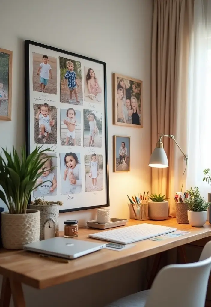 25 Home Office Desk Ideas That Look Stylish & Smart - 22. Personalized Touches