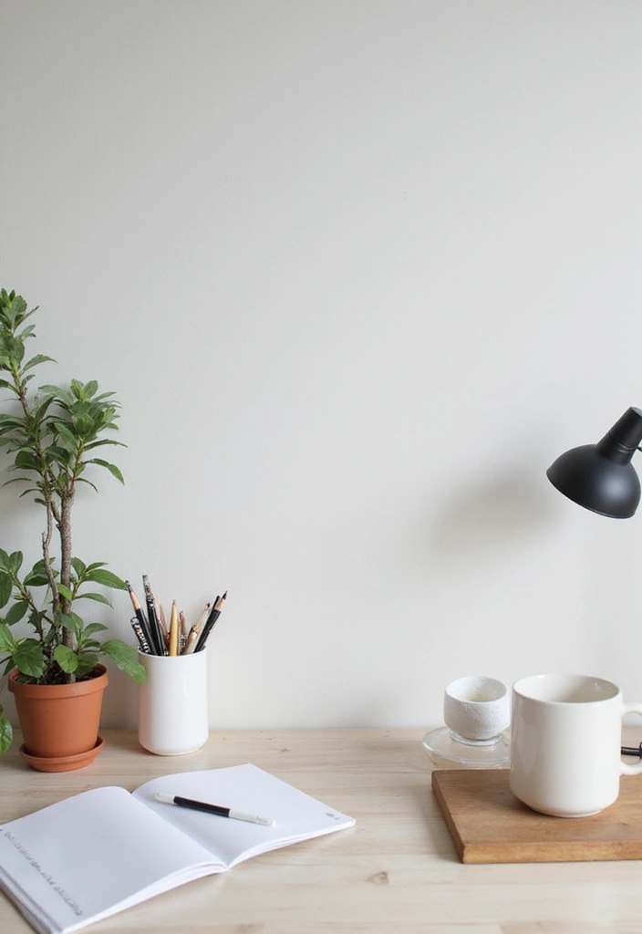 25 Office Desk Organization Ideas That Reduce Clutter - 16. Adopt a Minimalist Mindset