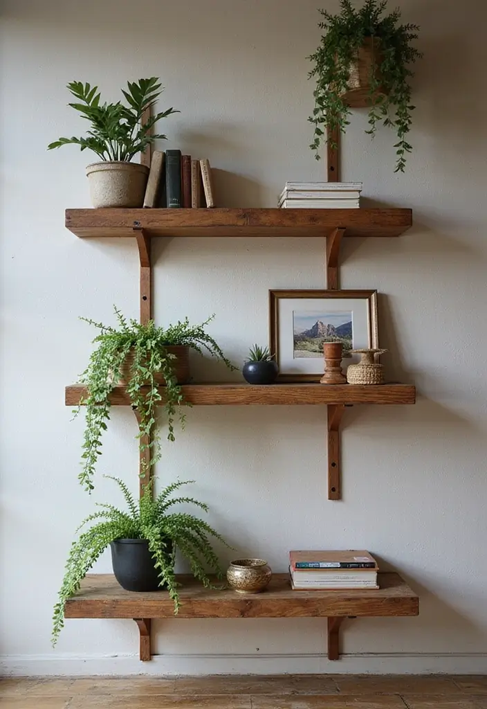 25 Rustic Office Ideas That Feel Warm & Inviting - 6. Open Shelving