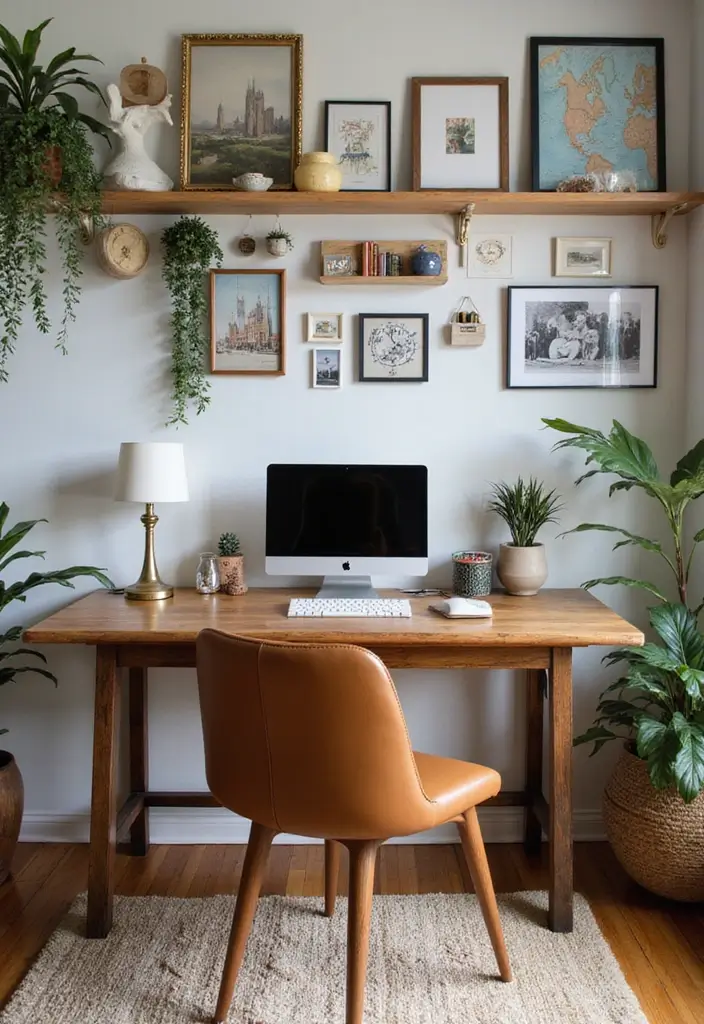 30+ Modern Home Office Designs That Wow - 12. Personal Touches