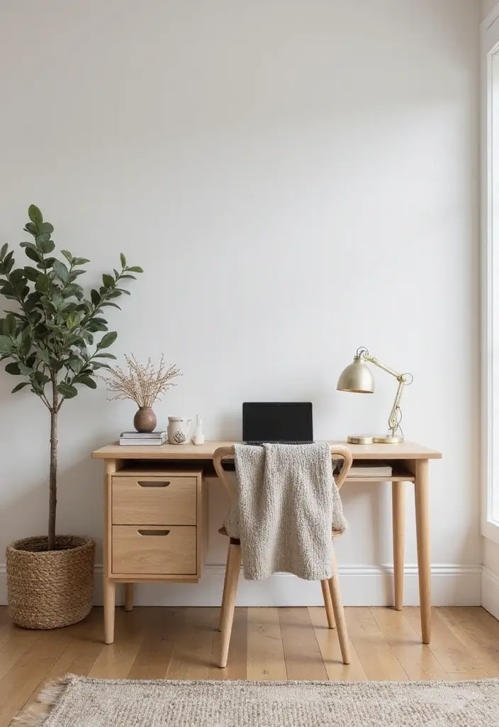 30+ Modern Home Office Designs That Wow - 13. Scandinavian Design Elements