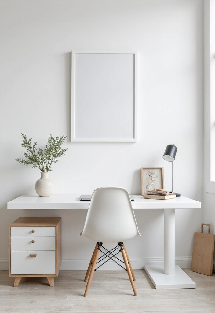30+ Modern Home Office Designs That Wow - 2. Minimalist Home Office