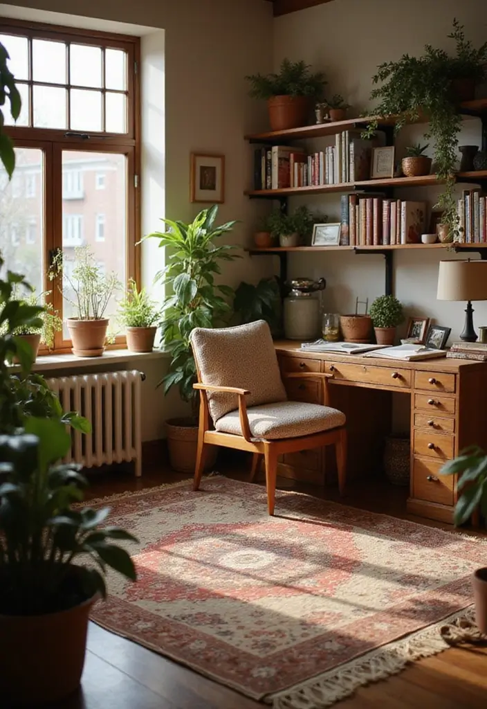 30+ Modern Home Office Designs That Wow - 9. Cozy and Inviting Atmosphere