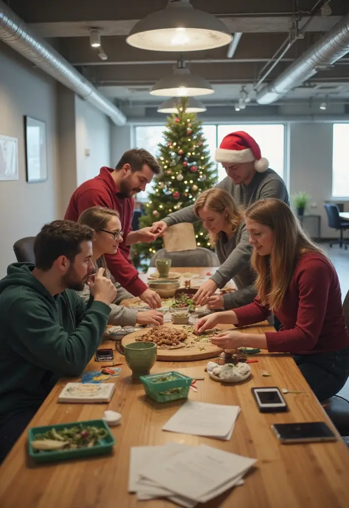 30+ Office Christmas Decorations That Spark Holiday Cheer - 26. Eco-Friendly Holiday Challenges