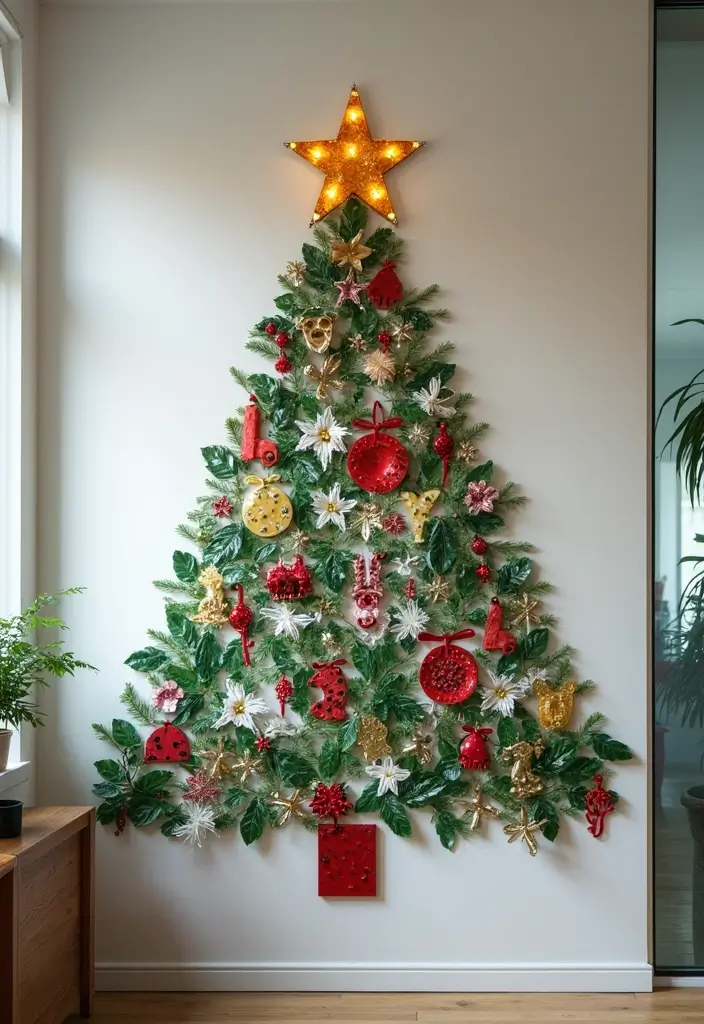 30+ Office Christmas Decorations That Spark Holiday Cheer - 29. Collaborative Holiday Artwork