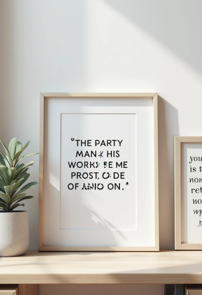 30+ Office Desk Decor Ideas That Spark Creativity - 6. Inspiring Quotes