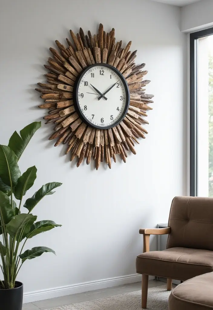 30+ Office Wall Decor Ideas That Inspire Creativity - 24. Artistic Wall Clocks