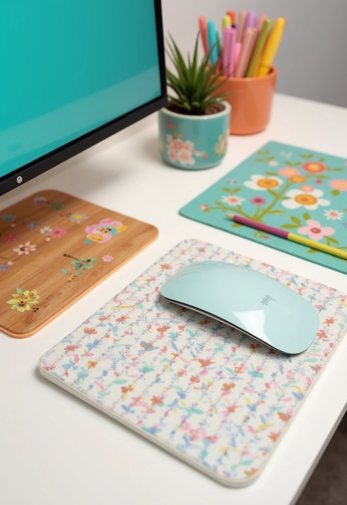 30 Aesthetic Office Decor Ideas TikTok Would Approve - 10. Colorful Accent Pieces