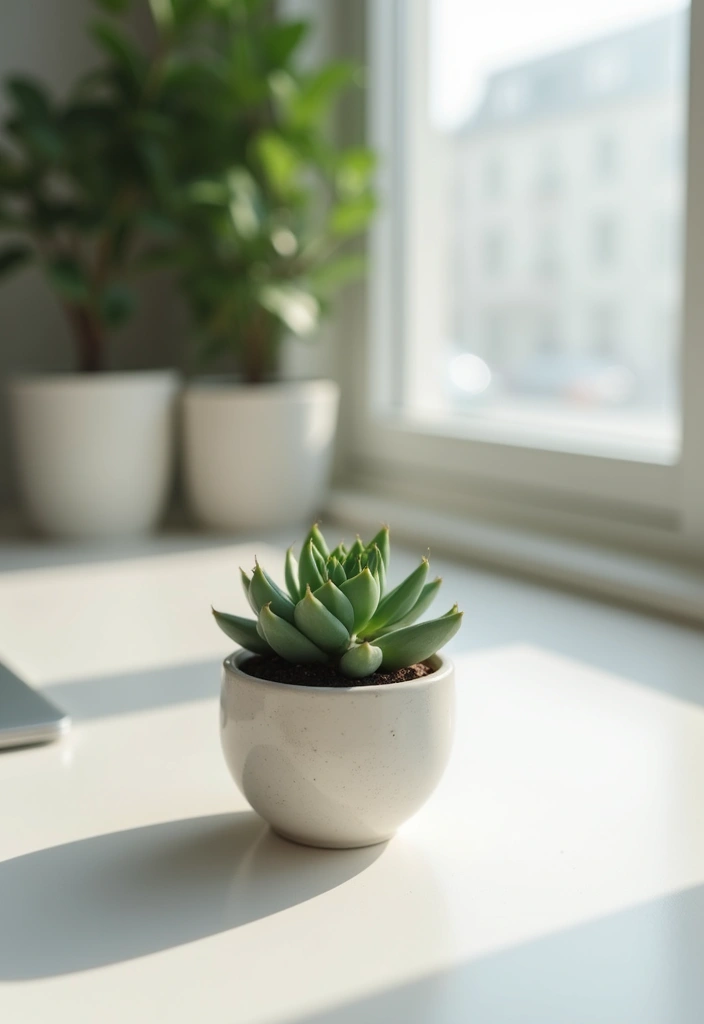 30 Aesthetic Office Decor Ideas TikTok Would Approve - 16. Desk Plants